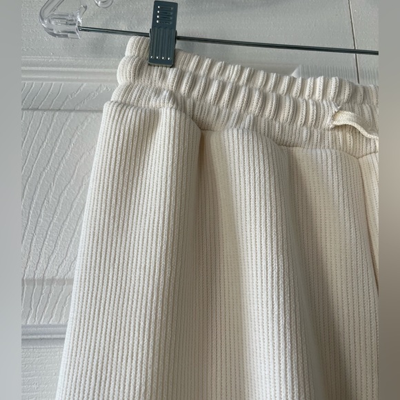 New with Tags: Cream Corduroy Drawstring Waist with Fleece Lining - Picture 2 of 4